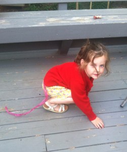 Showing me how a cat says, "leave me alone."